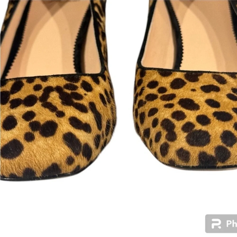 JCrew leopard print heels 10.5 ladies - Picture 5 of 8
